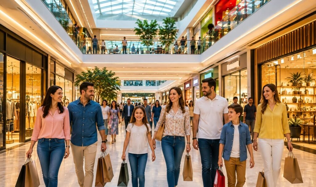 Shoping in Grand City Mall