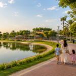 Illustrative image of Al Quoz Pond Park walkway